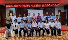 2018年湖南省口腔醫學會黏膜與中西醫結合口腔專委會工作會議