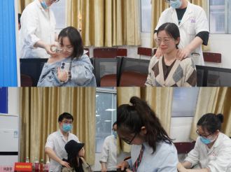 5月10日下午，我院与长沙市中雅培粹学校共同举办中医药健康服务公益活动3