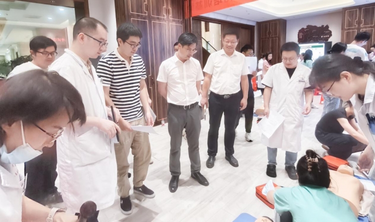 我院全面开展急救技能培训考核