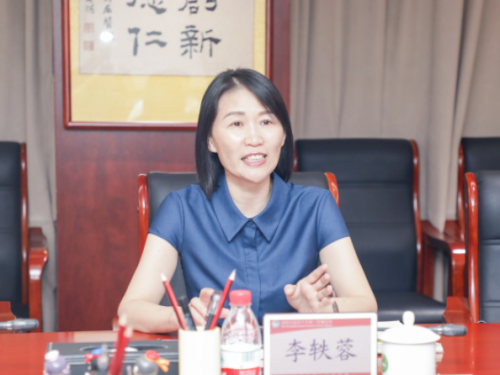 汉寿县卫生健康局党委书记李轶蓉一行来院座谈交流
